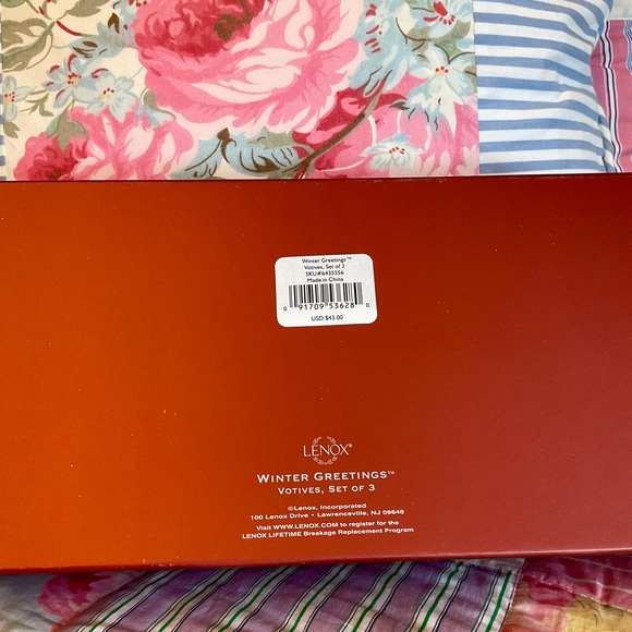 LENOX votive candle holders . - Picture 3 of 3